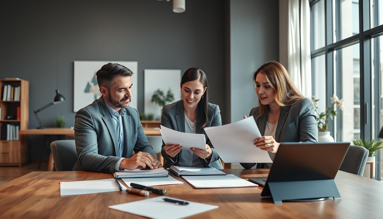 Real estate title transfer documents and closing confirmation